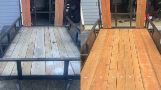 Celebrity How to change the deck boards on a utility trailer.  #trailer #diy #wood #trucklife Net Worth