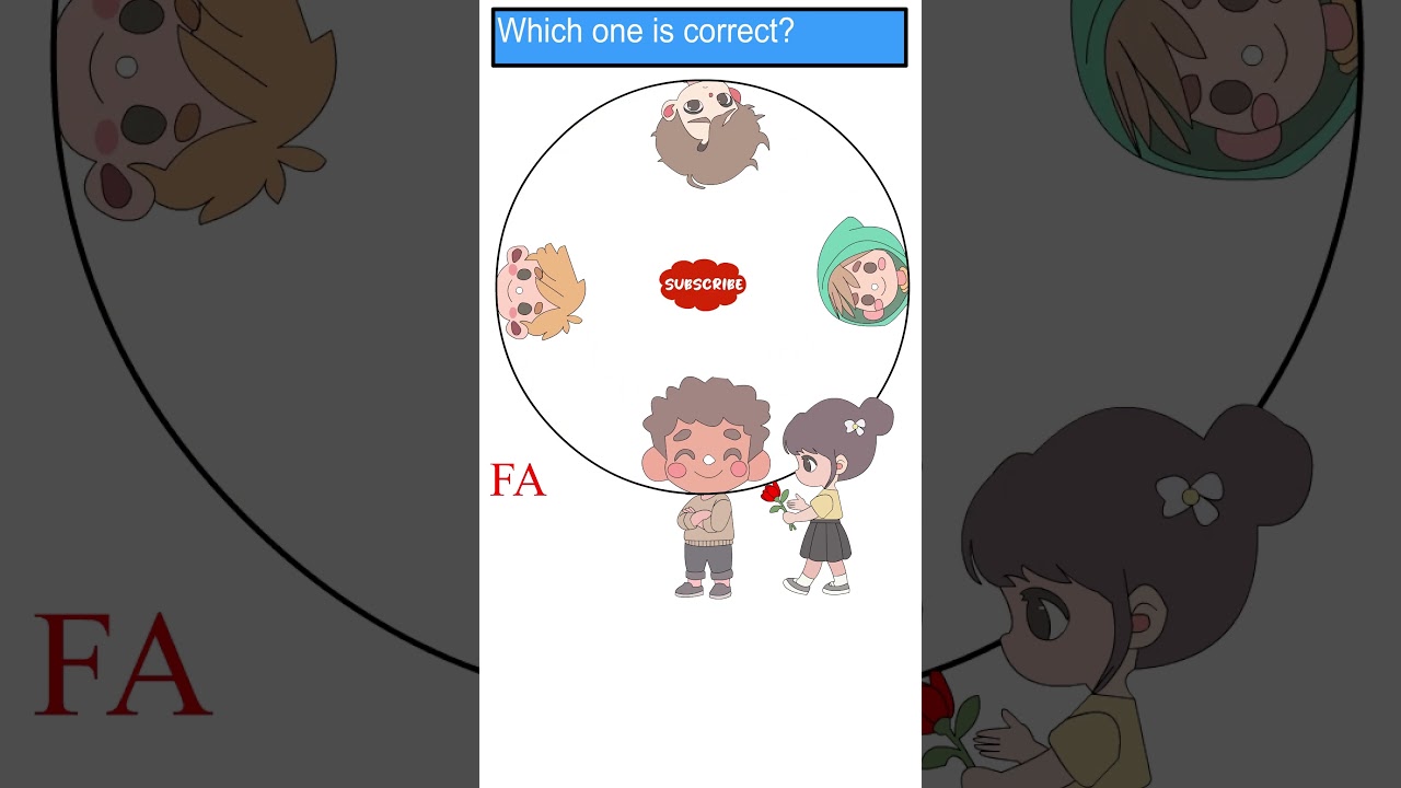 Boy Turns Away in Anger, Girl Offers a Flower 🌸 | Cute Cartoon Moment