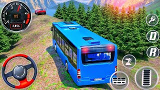 Real Bus Uphill Driving 3D Simulator - Offroad Coach Bus Drive 2023 - Android GamePlay screenshot 5