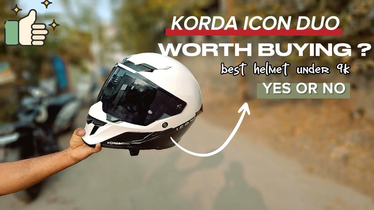 Best Helmet Under 9K? Korda Icon Duo Honest Review 