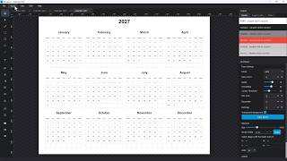How to Create 2027 Calendars in SVG Format | Vecspine Calendar Generator Tutorial