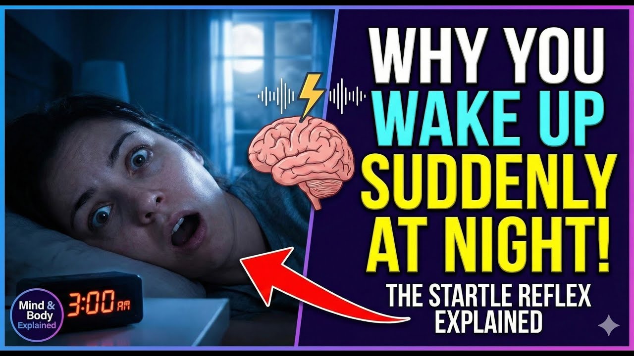 ⭐ “Why You Wake Up Suddenly at Night — The Startle Reflex Explained”