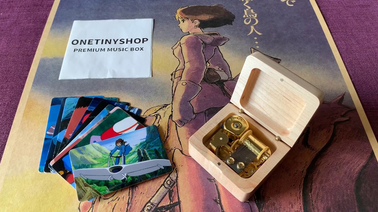 Premium Nausicaa of the Valley of the Wind Wooden Music Box (風の