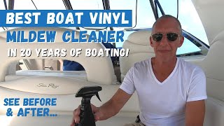 Best Boat Vinyl Mildew Cleaner & Remover We Used in 20 Years of Boating!