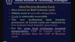 ⁣Lecture -9 Air Cycle Refrigeration Systems