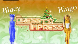 Roblox Dress To Impress Bluey And Bingo