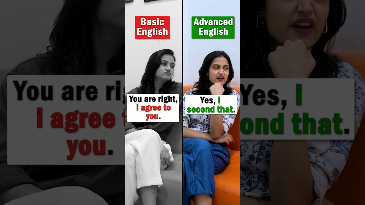 Stop🚫 speaking BASIC ENGLISH | Basic VS Advanced vocabularies English 