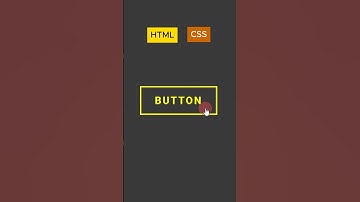 HTML CSS Button Hover Animation Effect #shorts #html #css #coding