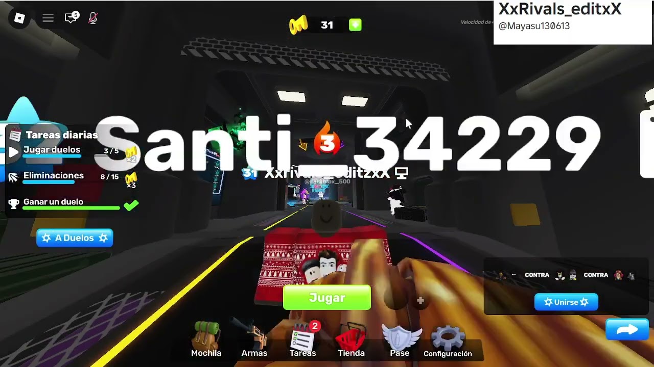 mira i cofiguraciones de rivals