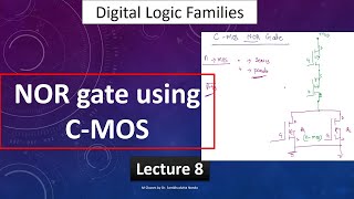 NOR gate using CMOS || Lecture 8