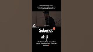 selamat merayakan kehilangan 🎈🎈🎈 @abijiro