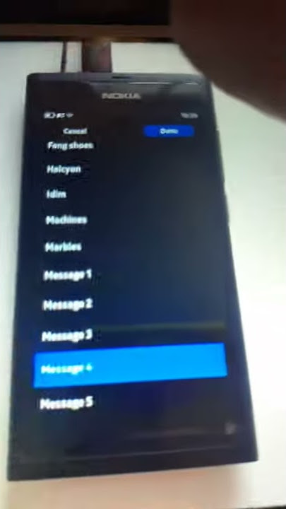 Nokia Ringtones - Message 1 Message 2 Message 3 Message 4 and Message 5 (N9)