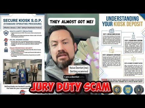 I ALMOST FELL FOR THE JURY DUTY SCAM...... - YouTube