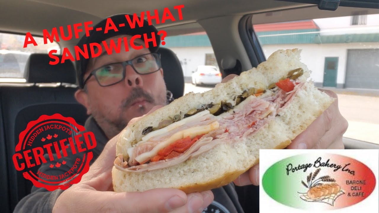 A Muff a what Sandwich???? Portage Bakery Sandwich review!! niagarafalls YouTube
