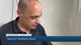 'I just want this fixed': Man struggles with sewage backing up into apartment