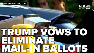 Trump vows to eliminate mail-in ballots and voting machines before 2026 midterms