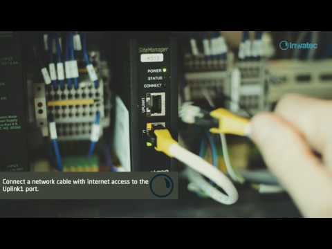 Inwatec Tutorial - Connect the Secomea SiteManager to the internet