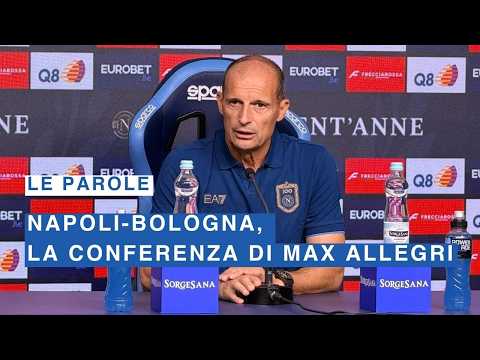 Video Napoli-Bologna, Allegri: «Ora poche chiacchiere, bisogna vincere. Anguissa? Domani non ci sarà»