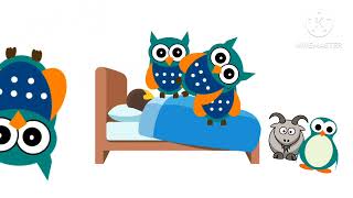 5 Little Owlets Jumping On The Bed Kidzstation