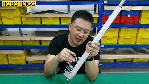 RobotDigg stepper motorized linear actuator with integrated stepper controller