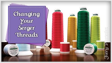 Changing Serger Threads Cheat :: by Babs at Fiery Phoenix