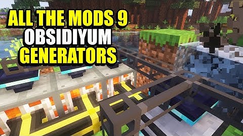 Ep146 Obsidian Generators-  All The Mods 9 Modpack