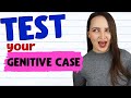 Russian GENITIVE case Multiple Choice TEST