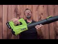 Unboxing a Lightweight Cordless Leaf Blower with Dual Batteries - Oyrel