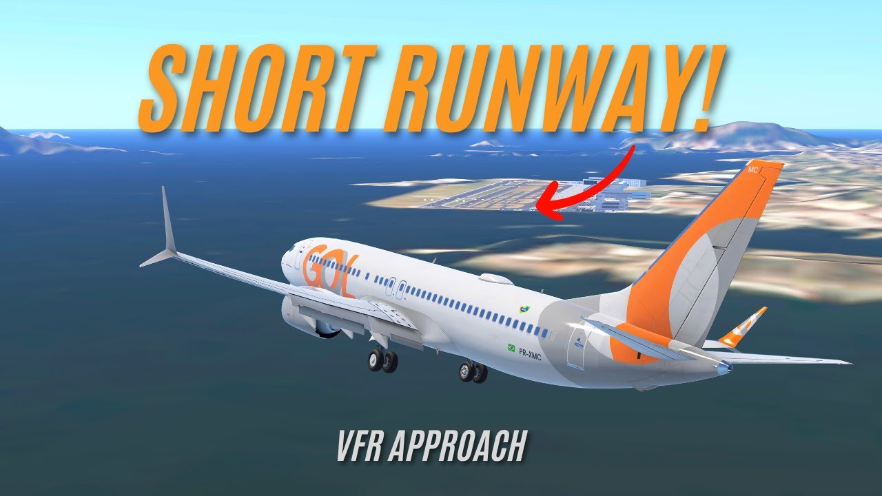 Landing at Santos Dumont (SDU) | One of the Shortest Runways | Infinite Flight