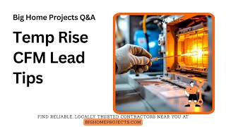 Temp Rise CFM Check: Thermocouple Lead Routing Tips