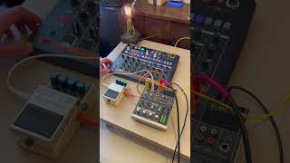 No-Input Mixer & Drum Machine (Arturia DrumBrute Impact, Mackie 402-VLZ3, & Boss DD-6)  #shorts @SimonHutchinson