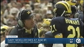 Gary Moeller, former Michigan head coach and Lions assistant, dies at 81 Content