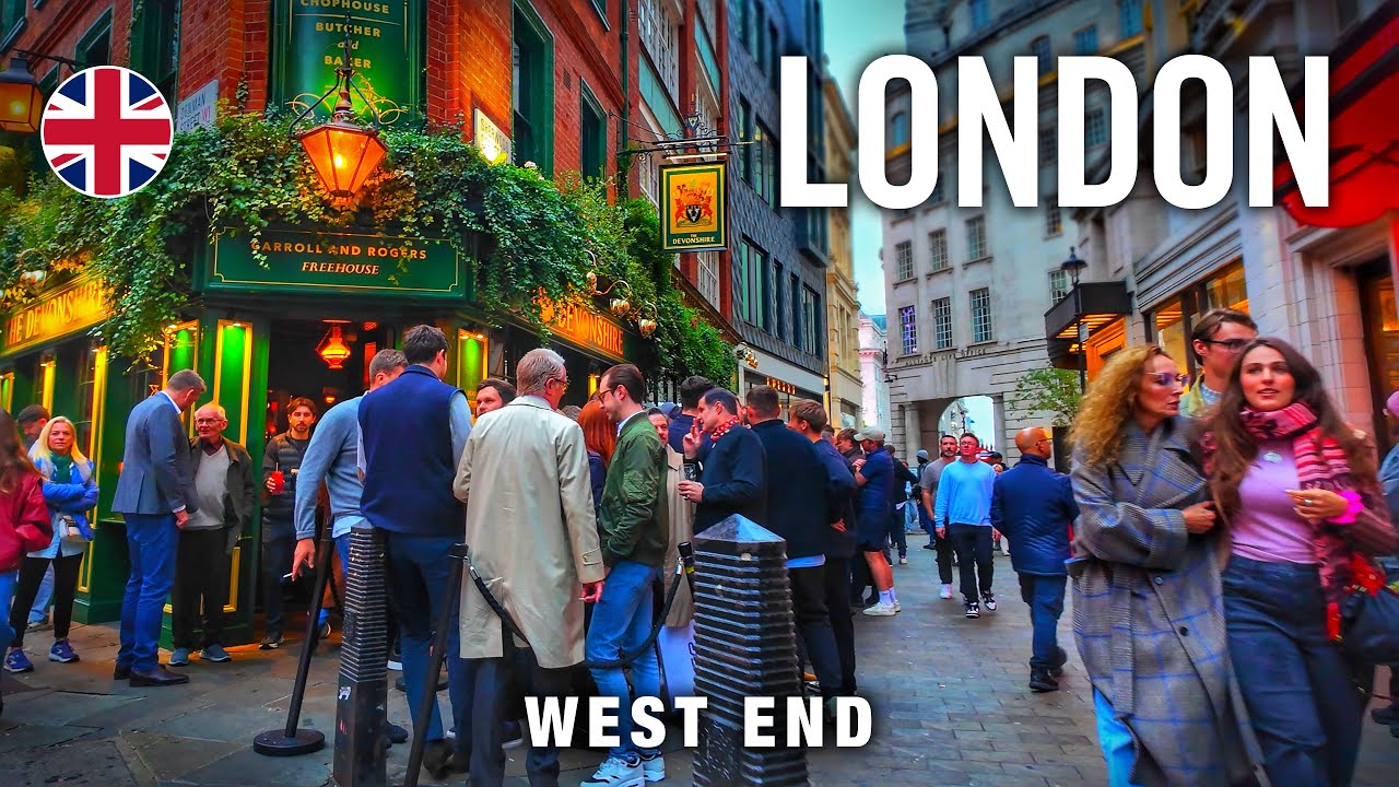 London Walking Tour 4K 🇬🇧 Leicester Square & West End