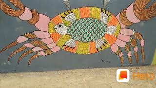 My Gond Travel Art From Mp  District Dindori Village Patangarh