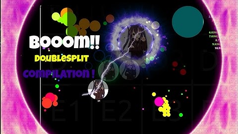★Dual Agar - Alis.io//#1/Doublesplit Compilation! HACKED POPSPLİT and  Doublesplits★