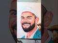 Virat kohli shading drawing #art #viral #viratkohli #shorts
