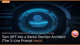 Turn GPT into a Senior DevOps Architect (The 3-Line Prompt Hack)
