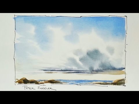 Watercolor Paper HOT Pressed COLD Pressed and ROUGH Demonstration 