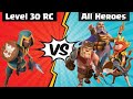 LEVEL 30 ROYAL CHAMPION VS ALL HEROES | Clash of Clans