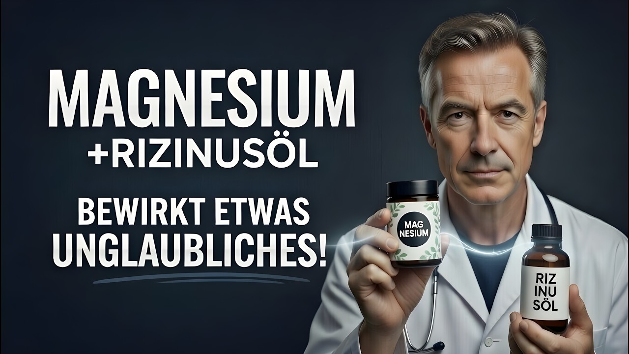 Die erstaunliche Wirkung von Magnesium und Rizinusöl auf deinen Körper (In nur 30 Minuten spürbar)