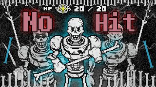 [No Hit] Dusttale: the murderous comedy ACT 2 - Dustbelief Papyrus fight