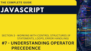 what is operator precedence in JavaScript | Hindi | JavaScript The Complete Guide