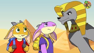 Wolf and Seven Little Goats  Egypt Country Adventure | KONDOSAN English Bedtime Stories for Kids