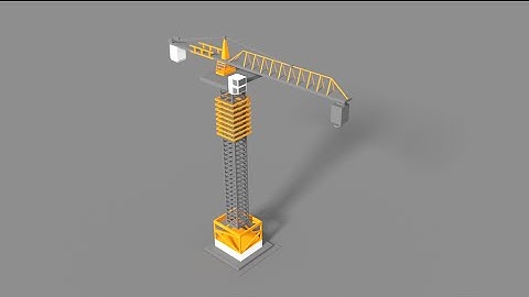 Speed Model | Low Poly Crane