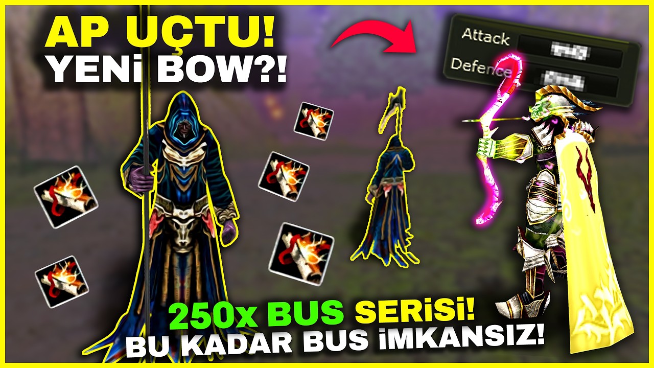 Yeni Bow ile AP Uçtu! 250x BUS Farm Challenge! 🔥 | Knight Online | Zero