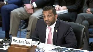 WATCH: FBI Director Kash Patel makes opening statement in Senate oversight hearing