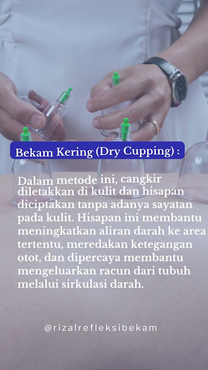 Nikmati khasiat bekam untuk kesehatan tubuh scr menyeluruh. #BekamSehat #KesehatanTubuh #TerapiBekam