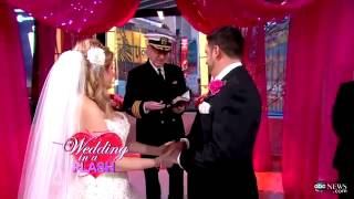 Valentine`s Day 2013: Just-Engaged Couple Gets Married Live on `GMA