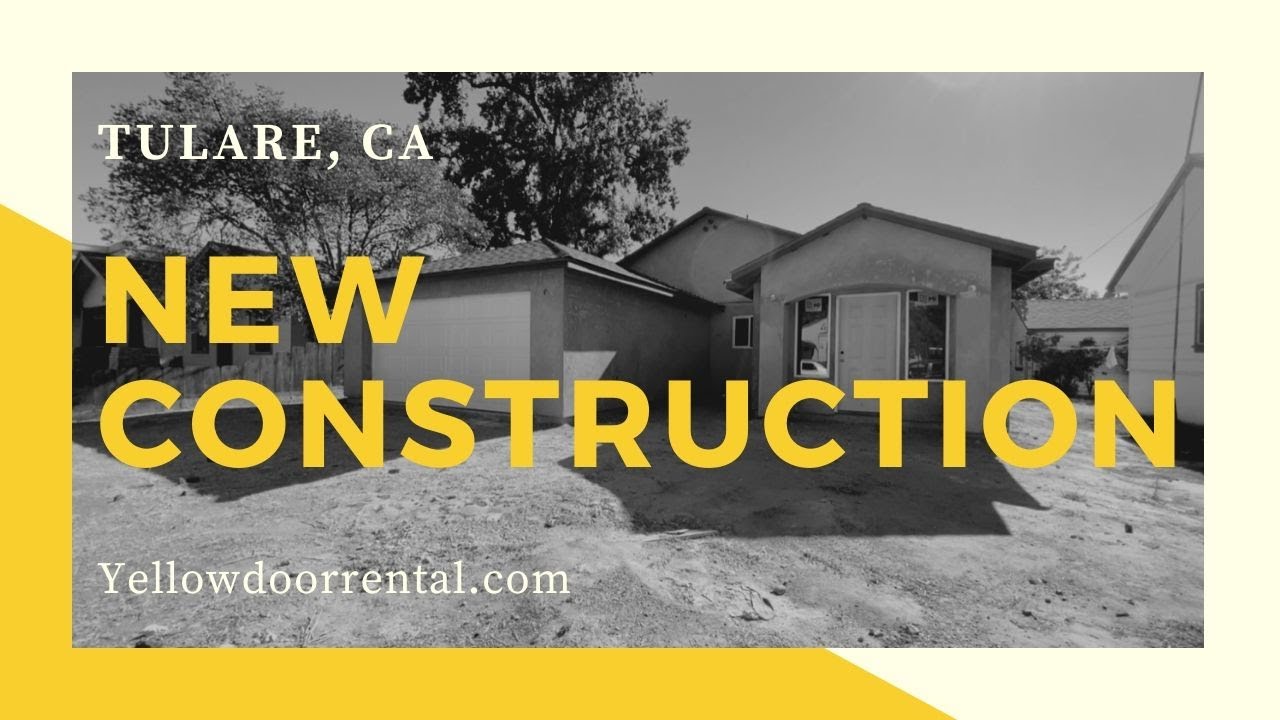 New Construction in Tulare, CA For Rent YouTube