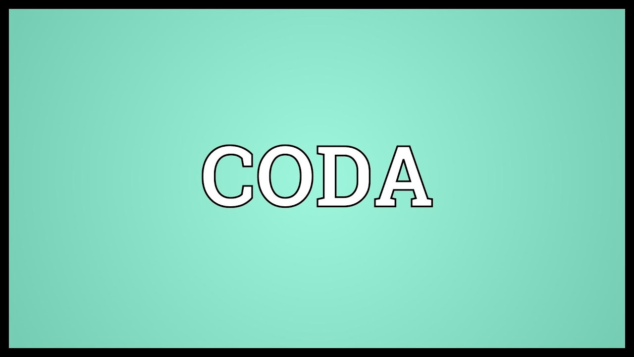 CODA Meaning